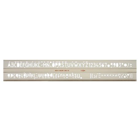 KOH-I-NOOR Betűsablon, 14 mm, KOH-I-NOOR