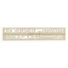 KOH-I-NOOR Betűsablon, 20 mm, KOH-I-NOOR
