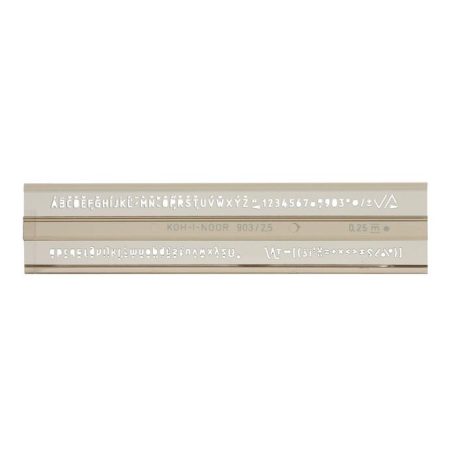 KOH-I-NOOR Betűsablon, 2,5 mm, KOH-I-NOOR