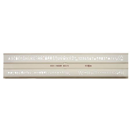 KOH-I-NOOR Betűsablon, 5 mm, KOH-I-NOOR