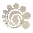 KOH-I-NOOR Radius sablon, műanyag, KOH-I-NOOR "z32"