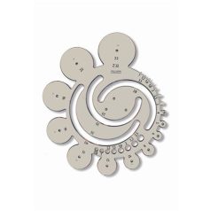   KOH-I-NOOR Radius sablon, műanyag, KOH-I-NOOR "z32"