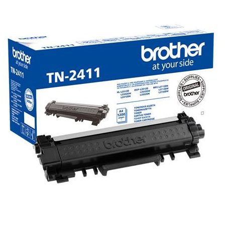 BROTHER TN2411 Lézertoner MFC-L2712DN, MFCL2712DW, MFCL2732DW nyomtatókhoz, BROTHER, fekete, 1,2k