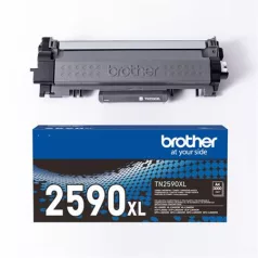  BROTHER TN2590XL Lézertoner HL-L2402, DCP-L2622 nyomtatókhoz, BROTHER, fekete, 3k