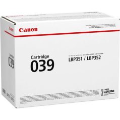   CANON CRG-039 Lézertoner  i-SENSYS LBP351x, LBP352x nyomtatókhoz, CANON, fekete, 11k