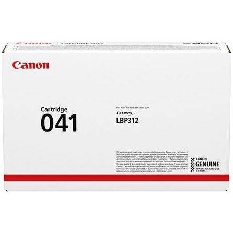 CANON CRG-041 Lézertoner  i-SENSYS LBP312x nyomtatóhoz, CANON, fekete, 10k