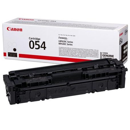 CANON CRG-054 Lézertoner i-Sensys LBP621 623, MF641, 643 nyomtatókhoz, CANON, fekete, 1,5k