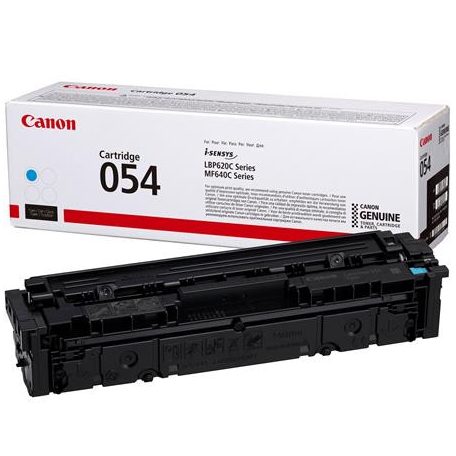 CANON CRG-054 Lézertoner i-Sensys LBP621 623, MF641, 643 nyomtatókhoz, CANON, cián, 1,2k