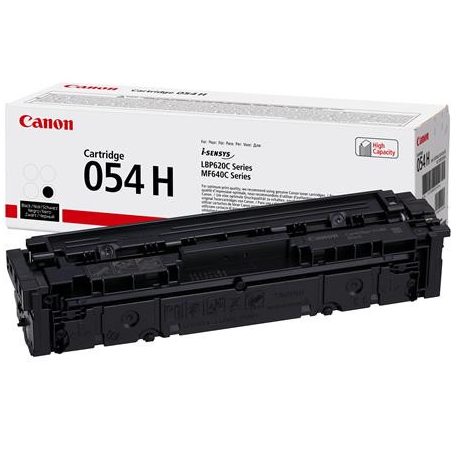 CANON CRG-054H Lézertoner i-Sensys LBP621 623, MF641, 643 nyomtatókhoz, CANON, fekete, 3,1k