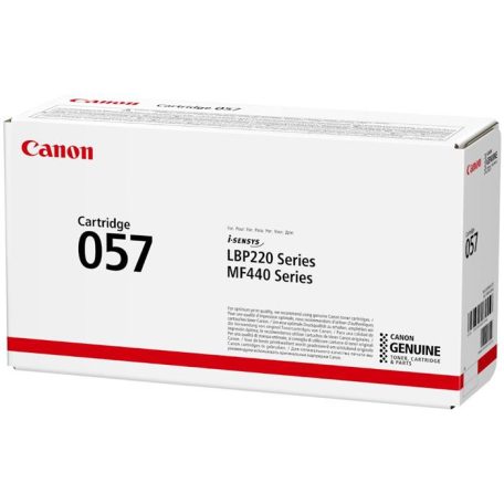 CANON CRG-057 Lézertoner LBP 223DW, MF445DNWF nyomtatóhoz, CANON, fekete, 3,1k