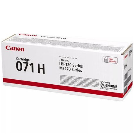 CANON CRG-071H Lézertoner i-Sensys LBP122dw, MF272dw nyomtatókhoz, CANON, fekete, 2,5K