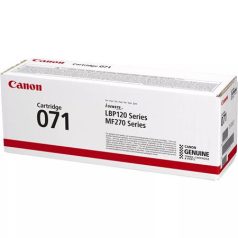   CANON CRG-071 Lézertoner i-Sensys LBP122dw, MF272dw nyomtatókhoz, CANON, fekete, 1,2K