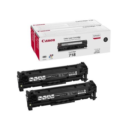 CANON CRG-718B Lézertoner i-SENSYS LBP 7200CDN, MF 8330 nyomtatókhoz, CANON, fekete, 2*3,4k