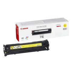   CANON CRG-718Y Lézertoner i-SENSYS LBP 7200CDN, MF 8330, 8350CDN nyomtatókhoz, CANON, sárga, 2,9k