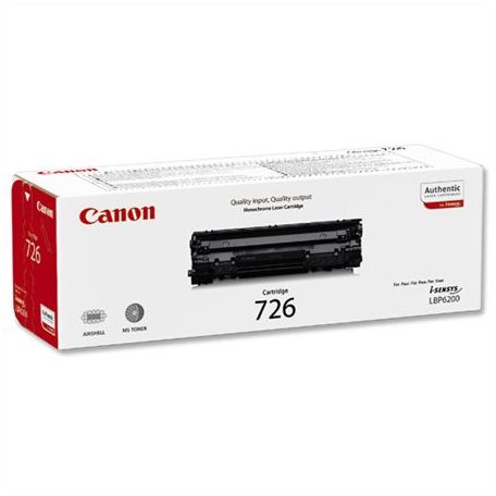 CANON CRG-726 Lézertoner i-SENSYS LBP 6200D nyomtatóhoz, CANON, fekete, 2,1k