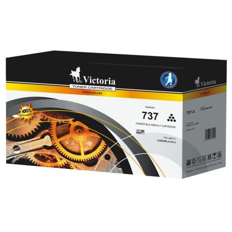 VICTORIA TECHNOLOGY CRG-737 Lézertoner i-SENSYS MF229DW nyomtatókhoz, VICTORIA TECHNOLOGY, fekete, 2,4k