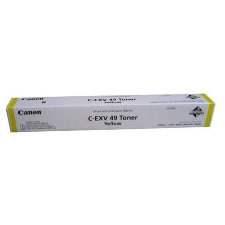 CANON C-EXV49Y Lézertoner IR C250, C350, C351 nyomtatókhoz, CANON, sárga, 19k