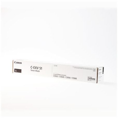 CANON C-EXV51 Fénymásolótoner iRAC5535i fénymásolóhoz, CANON, fekete, 69k