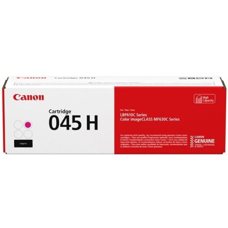 CANON CRG-045HM Lézertoner LBP613Cdw, LBP611Cn, MF635Cx nyomtatókhoz, CANON, magenta, 2,2k
