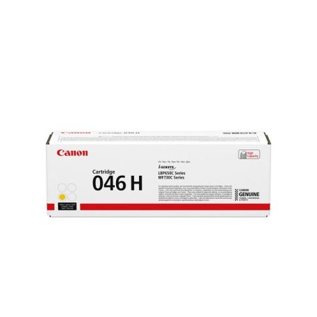 CANON CRG-046HY Lézertoner nagykapacitású, LBP654 nyomtatóhoz, CANON, sárga, 5k