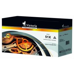   VICTORIA TECHNOLOGY Kompatibilis Lézertoner LaserJet P3005, M3027MFP nyomtatókhoz, VICTORIA TECHNOLOGY 51X, fekete, 13k (Q7551X alternatíva)