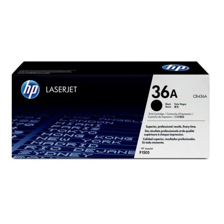 HP CB436A Lézertoner LaserJet P1505, 1505n, M1522 nyomtatókhoz, HP 36A, fekete, 2k