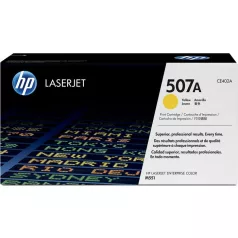   HP CE402A Lézertoner LaserJet M551 nyomtatóhoz, HP 507A, sárga, 6k