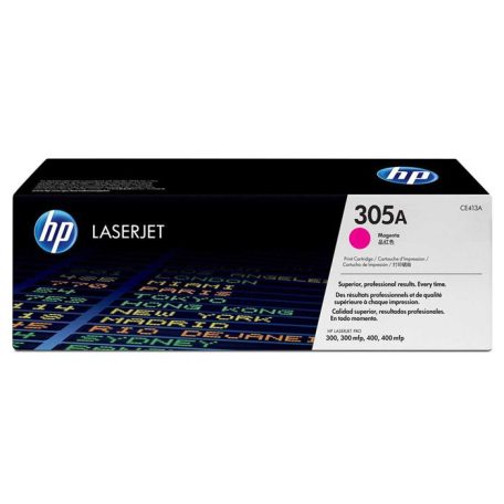 HP CE413A Lézertoner LaserJet Pro 300 MFP M375 nyomtatóhoz, HP 305A, magenta, 2,6k