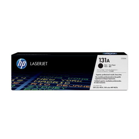 HP CF210A Lézertoner LaserJet Pro 200 M276N nyomtatóhoz, HP 131A, fekete, 1,6k
