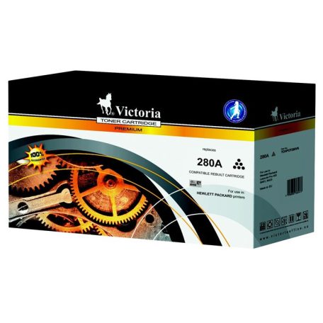 VICTORIA TECHNOLOGY CF280A Lézertoner LaserJet Pro 400 M401 sorozat, M425 nyomtatókhoz, VICTORIA TECHNOLOGY 80A, fekete, 2,7k