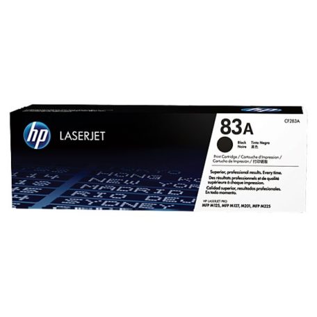 HP CF283A Lézertoner LaserJet Pro M125, M126, M127, M128 nyomtatókhoz, HP 83A, fekete, 1,5k