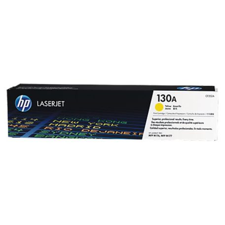 HP CF352A Lézertoner Color LaserJet Pro MFP M176n nyomtatóhoz, HP 130, sárga, 1k