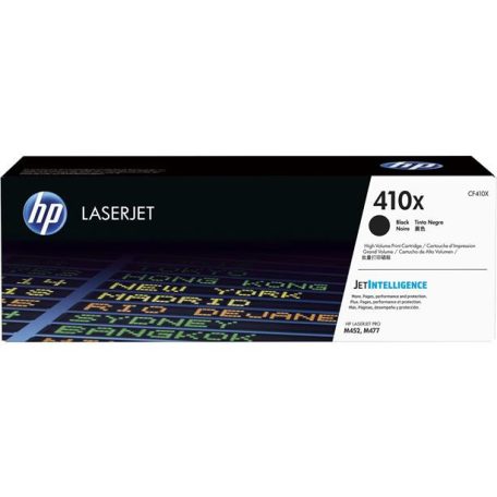 HP CF410X Lézertoner ColorLaserJet Pro M452, M477 nyomtatókhoz, HP 410X, fekete, 6,5k