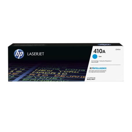 HP CF411A Lézertoner ColorLaserJet M452/477 nyomtatókhoz, HP 410A, cián, 2,3k