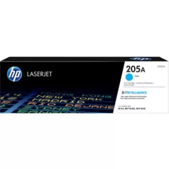   HP CF531A Lézertoner  HP Color Laserjet MFP M181fw nyomtatókhoz, HP 205A, cián, 0,9k