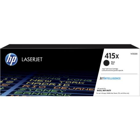 HP W2030X Lézertoner Color LaserJet Pro M454, MFP M479 nyomtatókhoz, HP 415X, fekete, 7,5k