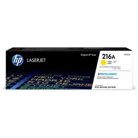 HP W2412A Lézertoner HP Color LaserJet Pro M182, M183 nyomtatókhoz, HP 216A, sárga, 0,85k