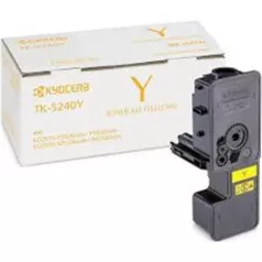   KYOCERA TK5240 Lézertoner M5526CDN, 5526CDW, P5026CDN, 5026CDW nyomtatókhoz, KYOCERA, sárga, 3k