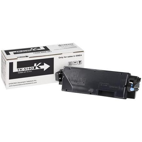 KYOCERA TK5140K Lézertoner P6130cdn, M6030cdn, M6530cdn nyomtatókhoz, KYOCERA, fekete, 7k