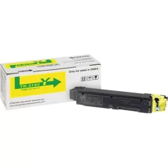   KYOCERA TK5140Y Lézertoner P6130cdn, M6030cdn, M6530cdn nyomtatókhoz, KYOCERA, sárga, 5k