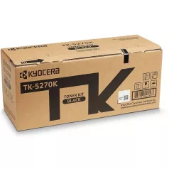   KYOCERA TK5270K Lézertoner ECOSYS M6230cidn, P6230cdn nyomtatókhoz, KYOCERA, fekete, 8K