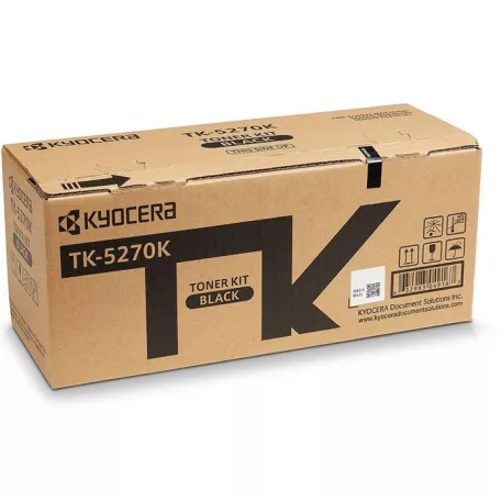 KYOCERA TK5270K Lézertoner ECOSYS M6230cidn, P6230cdn nyomtatókhoz, KYOCERA, fekete, 8K