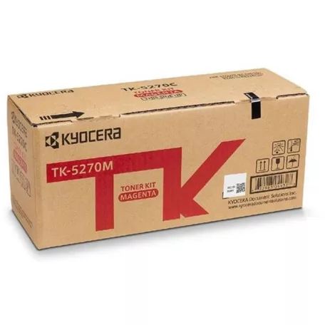 KYOCERA TK5270M Lézertoner ECOSYS M6230cidn, P6230cdn nyomtatókhoz, KYOCERA, magenta, 6K
