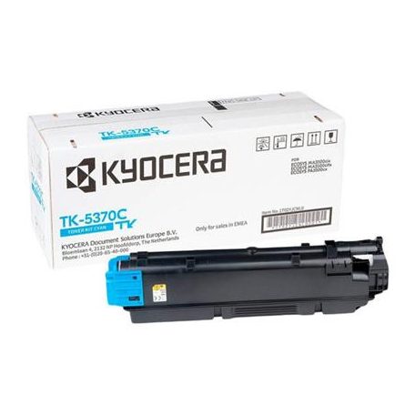 KYOCERA TK5370C Lézertoner ECOSYS MA3500cifx, MA3500cix nyomtatókhoz, KYOCERA, cián, 5K