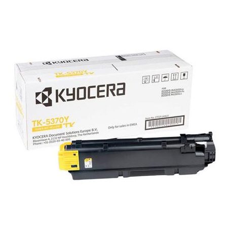 KYOCERA TK5370Y Lézertoner ECOSYS MA3500cifx, MA3500cix nyomtatókhoz, KYOCERA, sárga, 5K