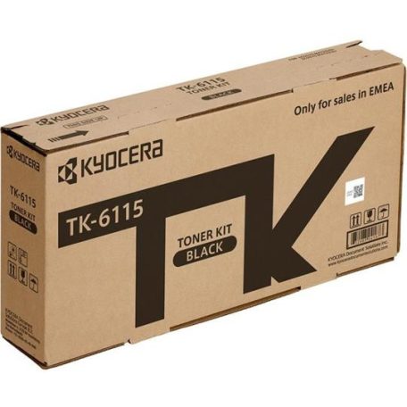 KYOCERA TK6115 Lézertoner ECOSYS M4125idn, M4132idn nyomtatóhoz, KYOCERA, fekete, 15k