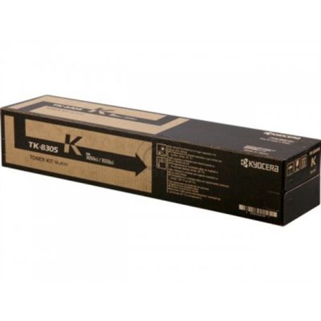 KYOCERA TK8305K Lézertoner TASKalfa 3050ci, 3550ci nyomtatókhoz, KYOCERA, fekete, 25k