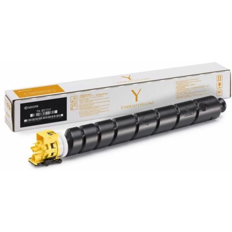 KYOCERA TK8515Y Lézertoner TASKalfa 5052ci, 6052ci nyomtatókhoz, KYOCERA, sárga, 20k