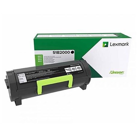 LEXMARK 51B2000 Lézertoner MS/317/417/517/617 nyomtatókhoz, LEXMARK, fekete, 2,5k (return)