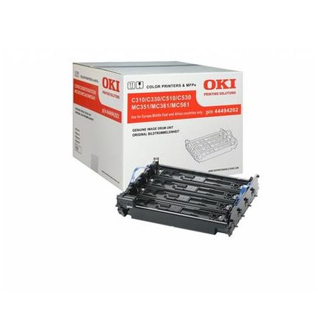 OKI 44494202 Dobegység C310, 330, 510, 530 nyomtatókhoz, OKI, b+c+m+y, 20k